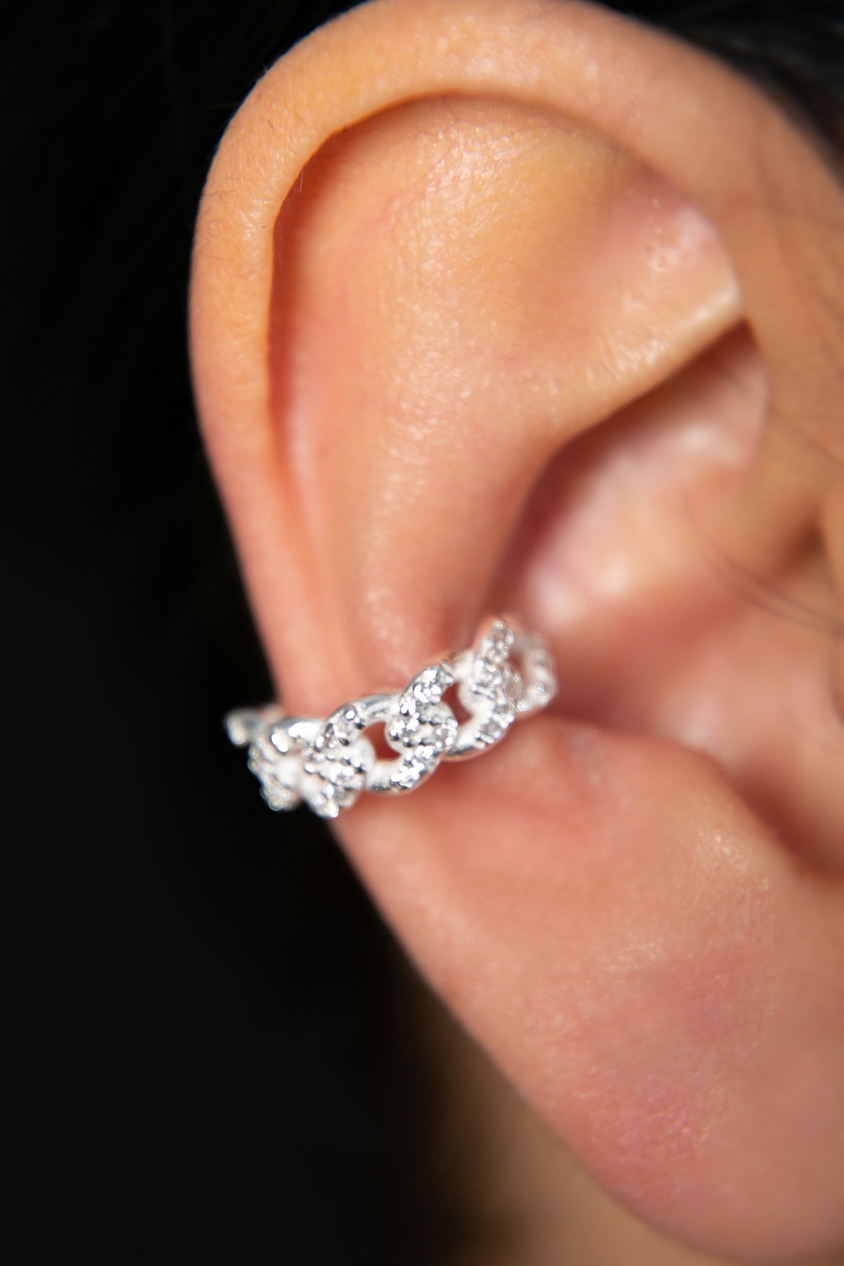 Wholesale Women's 925 Sterling Silver Cartilage Earring with Gourmet Design