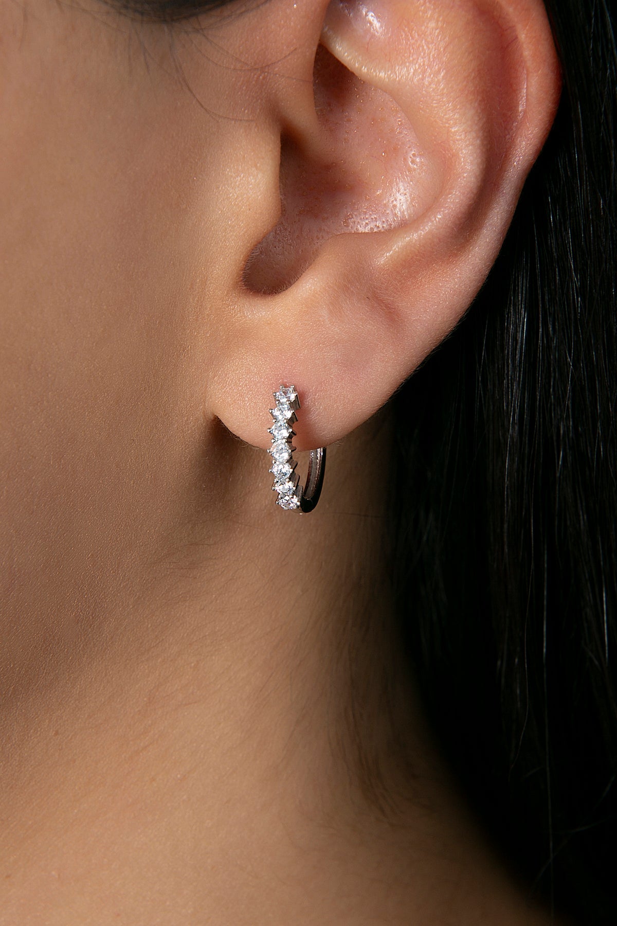 Wholesale Women's 925 Sterling Silver Hoop Earrings