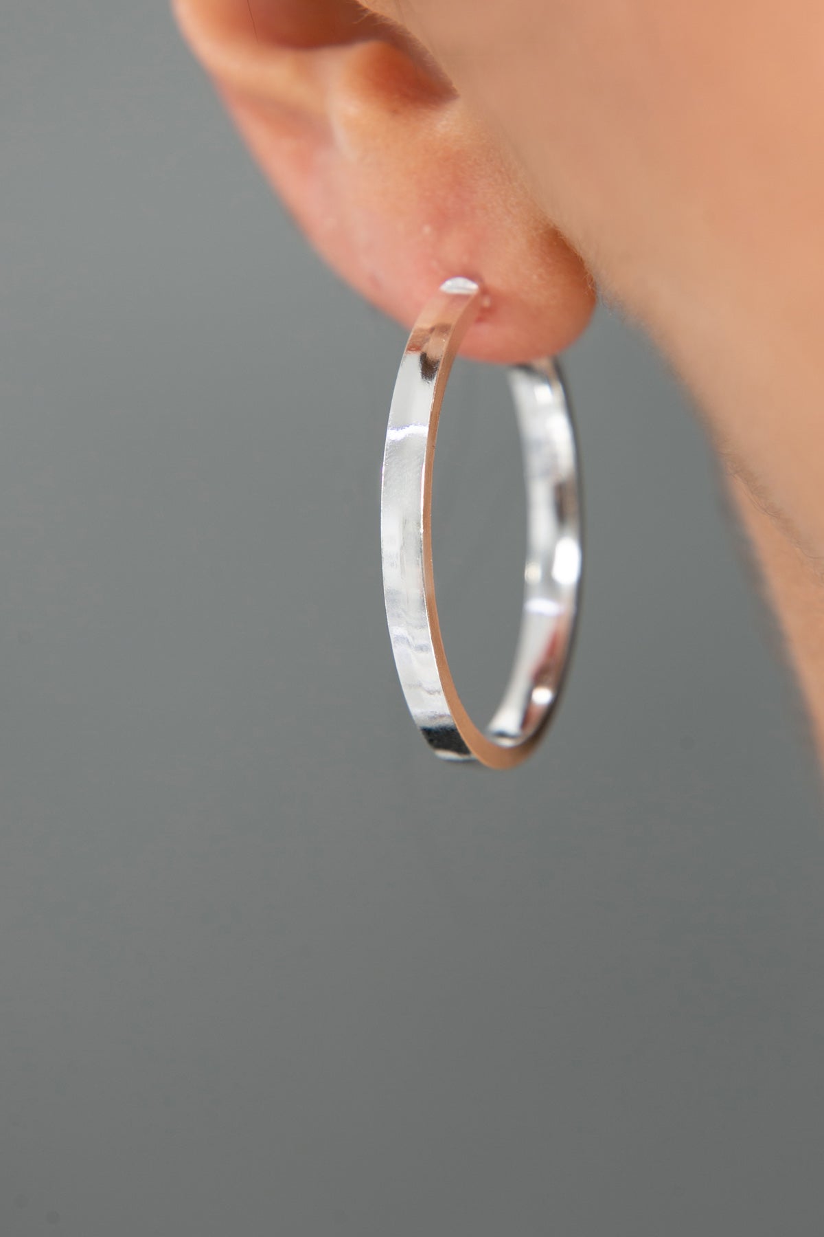 Wholesale Women's 925 Sterling Silver Italian Hoop Earrings