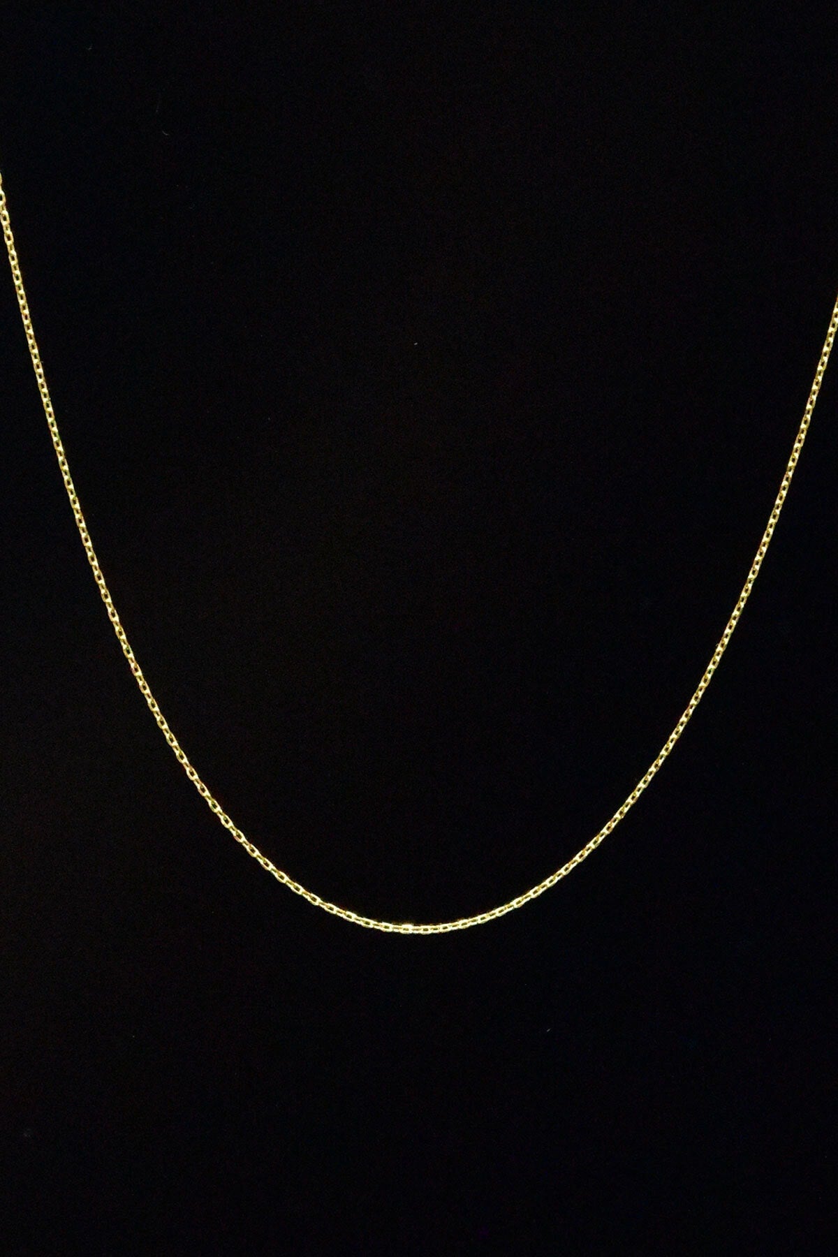 Wholesale Women's Gold Plated Forse Chain 925 Sterling Silver Necklace